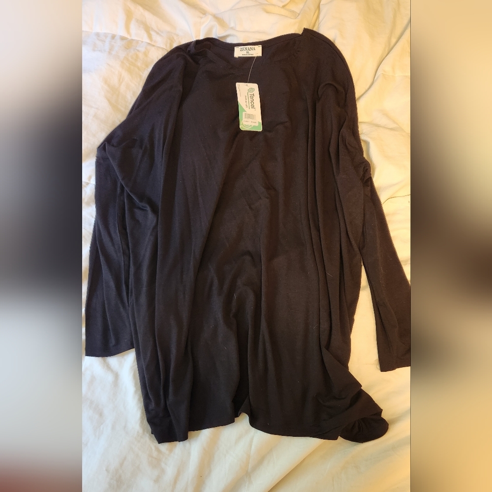 Zenana XL black long sleeve top